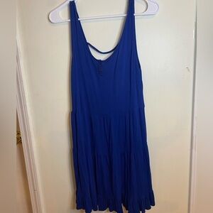 ANTHROPOLOGIE E HANGER M Royal Blue Dress Size M